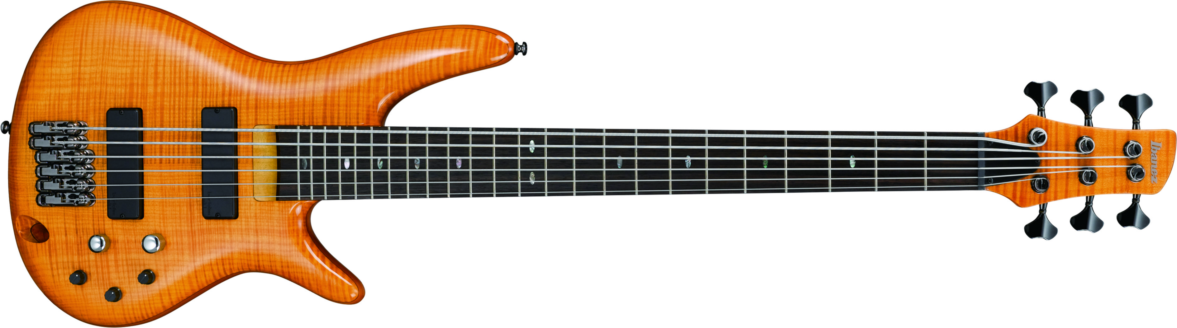 Ibanez Gerald Veasley Gvb36 Am Signature 6-cordes - Amber - Solid body elektrische bas - Main picture