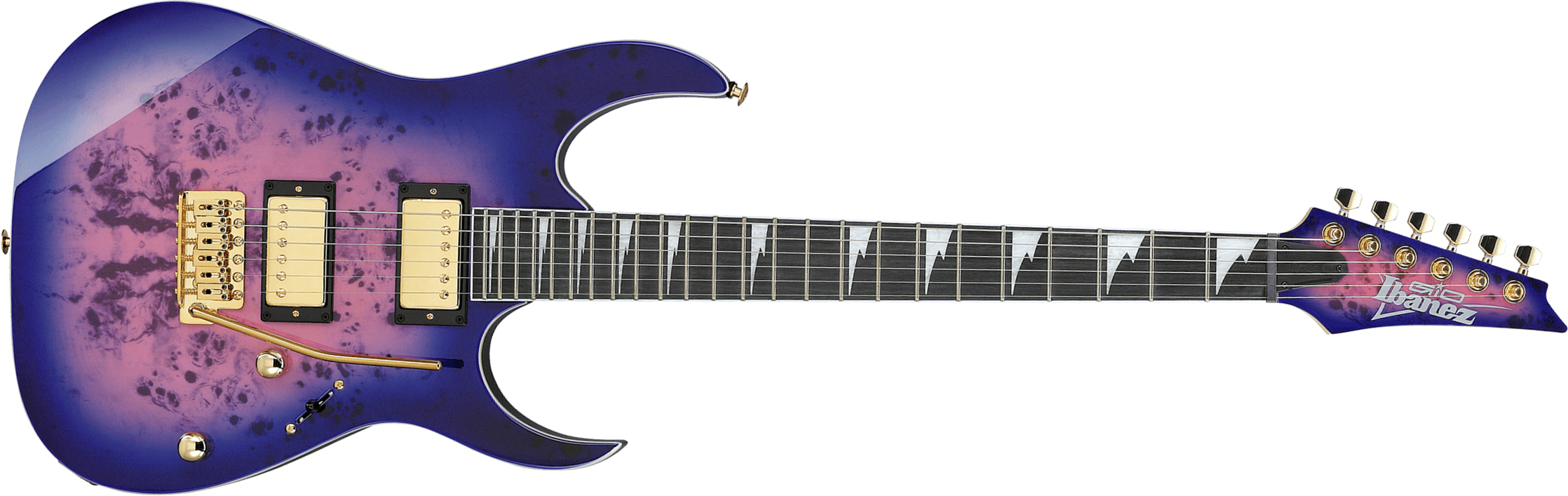 Ibanez Grg220pa Rlb Gio 2h Trem Pur - Royal Purple Burst - Elektrische gitaar in Str-vorm - Main picture