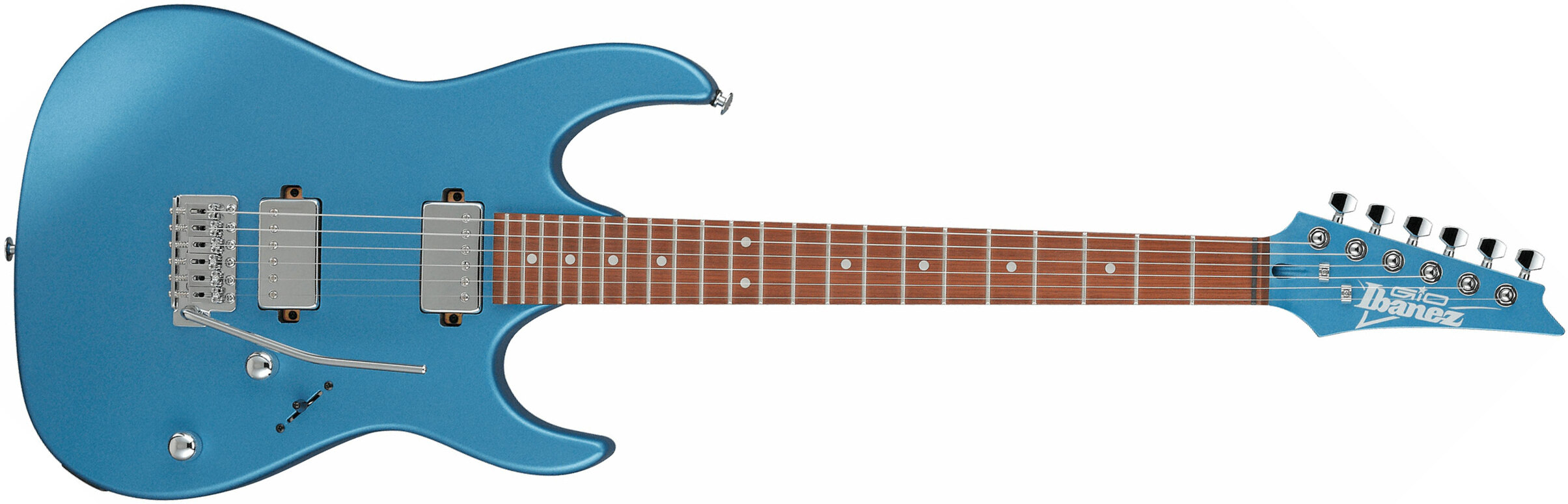Ibanez Grx120sp Mlm Gio 2h Trem Jat - Metallic Light Blue Matte - Elektrische gitaar in Str-vorm - Main picture