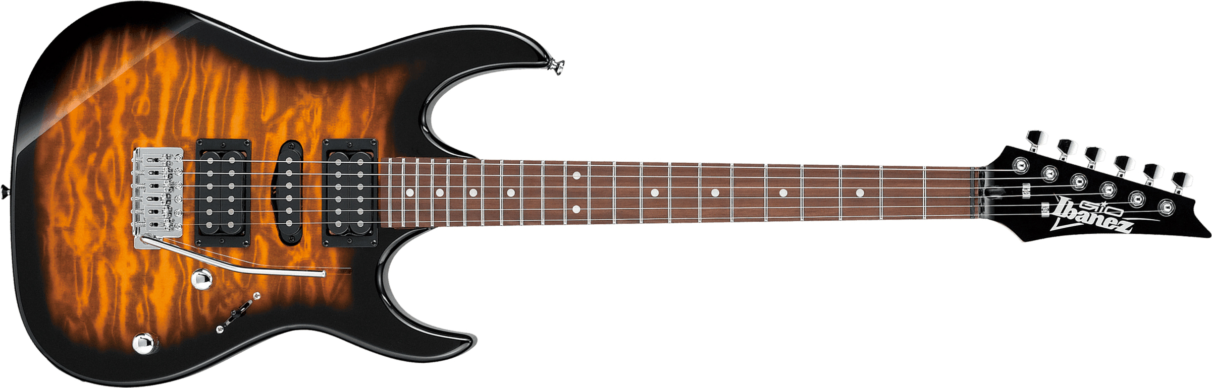 Ibanez Grx70qa Sb Gio Hsh Trem Nzp - Sunburst - Elektrische gitaar in Str-vorm - Main picture