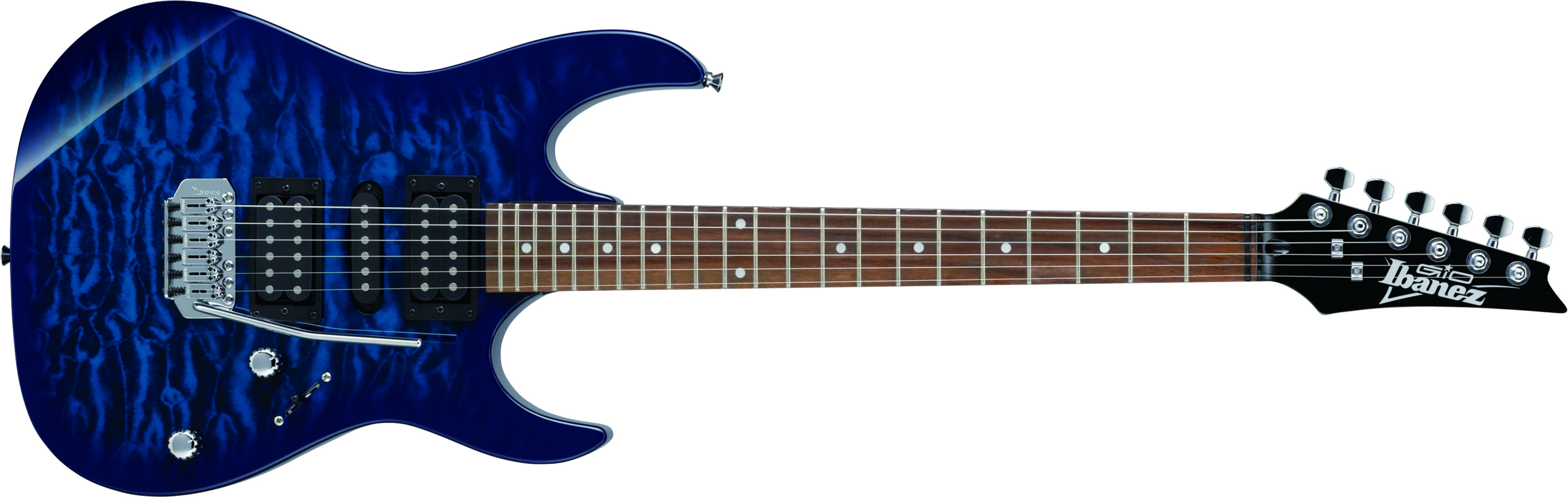 Ibanez Grx70qa Tbb Gio Hsh Trem Nzp - Transparent Blue Burst - Elektrische gitaar in Str-vorm - Main picture