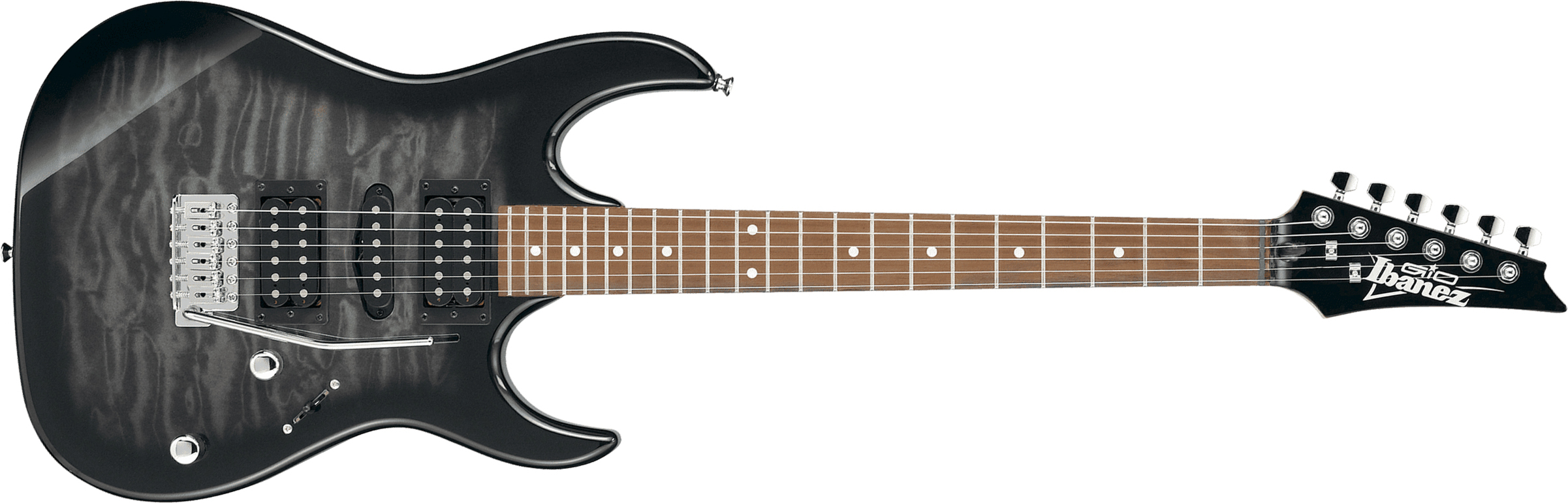 Ibanez Grx70qa Tks Gio Hsh Trem Nzp - Transparent Black Sunburst - Elektrische gitaar in Str-vorm - Main picture