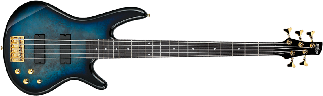 Ibanez Gsr205pc Tmu Gio 5c Active Pur - Transparent Marine Burst - Solid body elektrische bas - Main picture