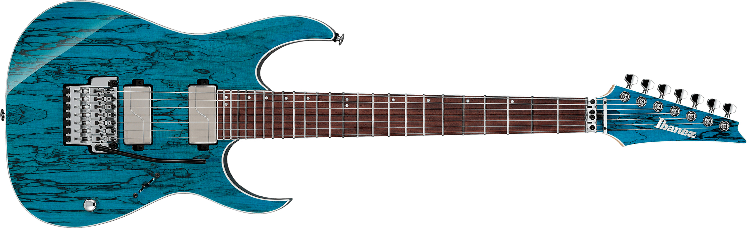 Ibanez Hazuki Hzk1 Jap Signature 2h Fishman Fluence Fr Rw - Blue - Elektrische gitaar in Strat vorm - Main picture
