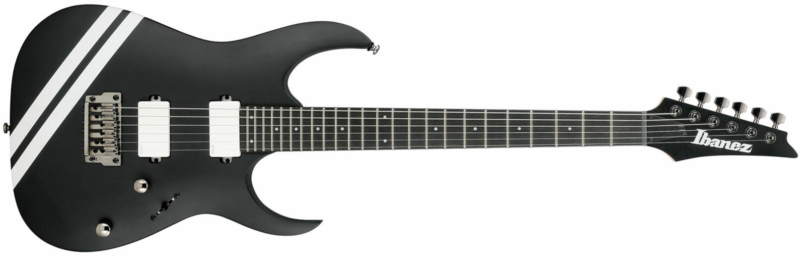 Ibanez Jb Brubaker Jbbm30 Bkf Signature Hh Emg Ht Eb - Black Flat - Elektrische gitaar in Str-vorm - Main picture