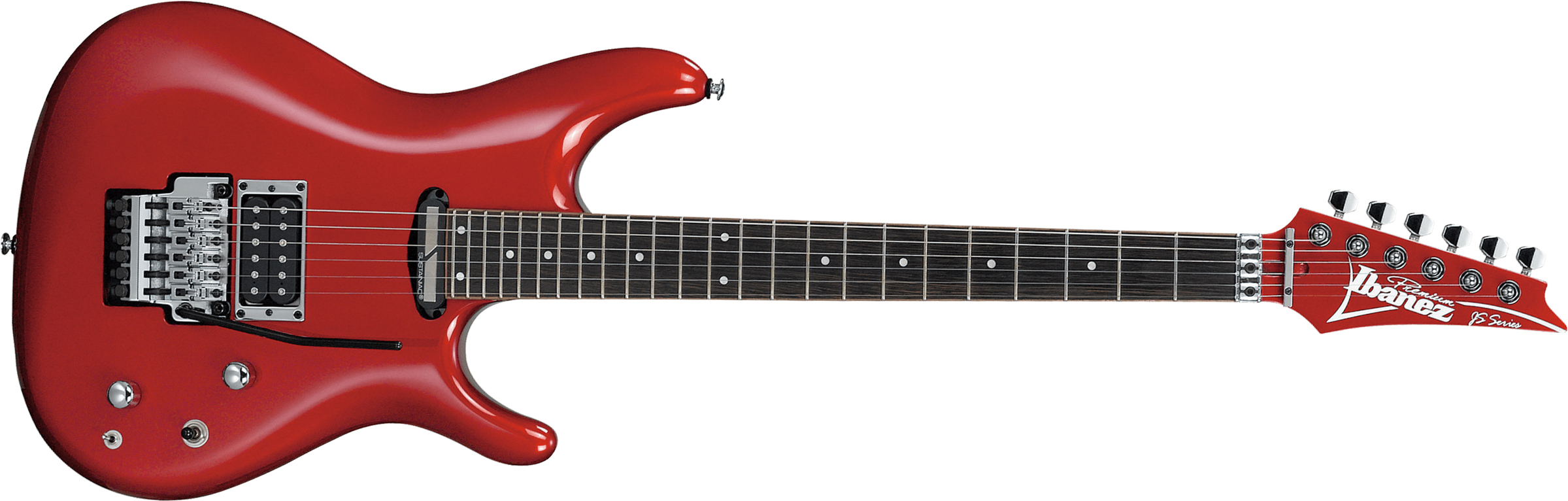 Ibanez Joe Satriani Js240ps Ca Signature Hst Dimarzio Sustainiac Fr Pp - Candy Apple - Elektrische gitaar in Str-vorm - Main picture