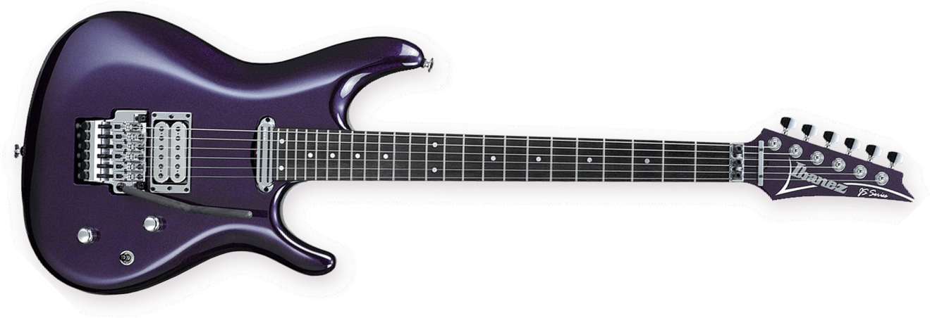 Ibanez Joe Satriani Js2450 Mcp Prestige Japon Hst Fr Rw - Muscle Car Purple - Elektrische gitaar in Str-vorm - Main picture