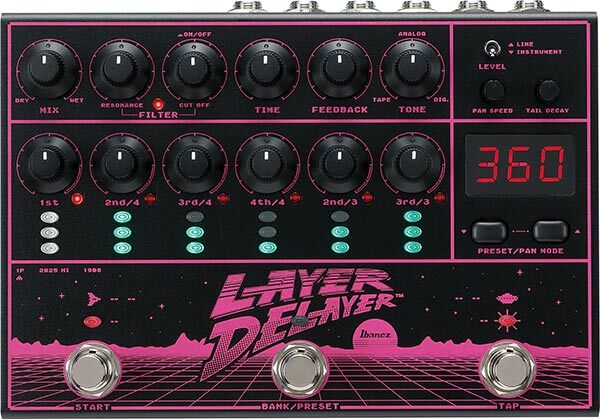 Ibanez Layer Delayer - Reverb/delay/echo effect pedaal - Main picture
