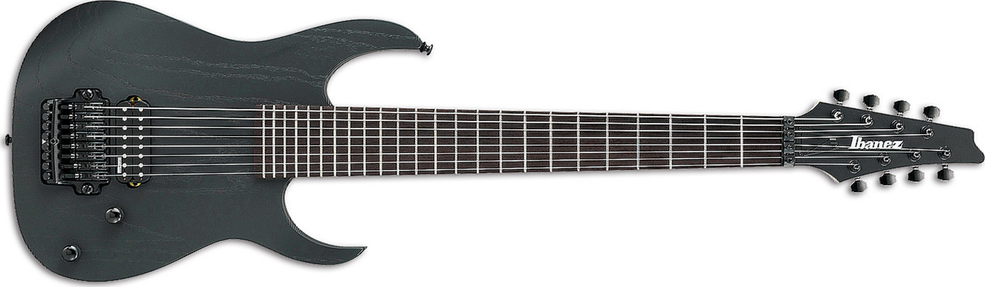 Ibanez Marten Hagstrom Meshuggah M80m Wk Signature H Ht Jat - Weathered Black - Elektrische gitaar in Str-vorm - Main picture