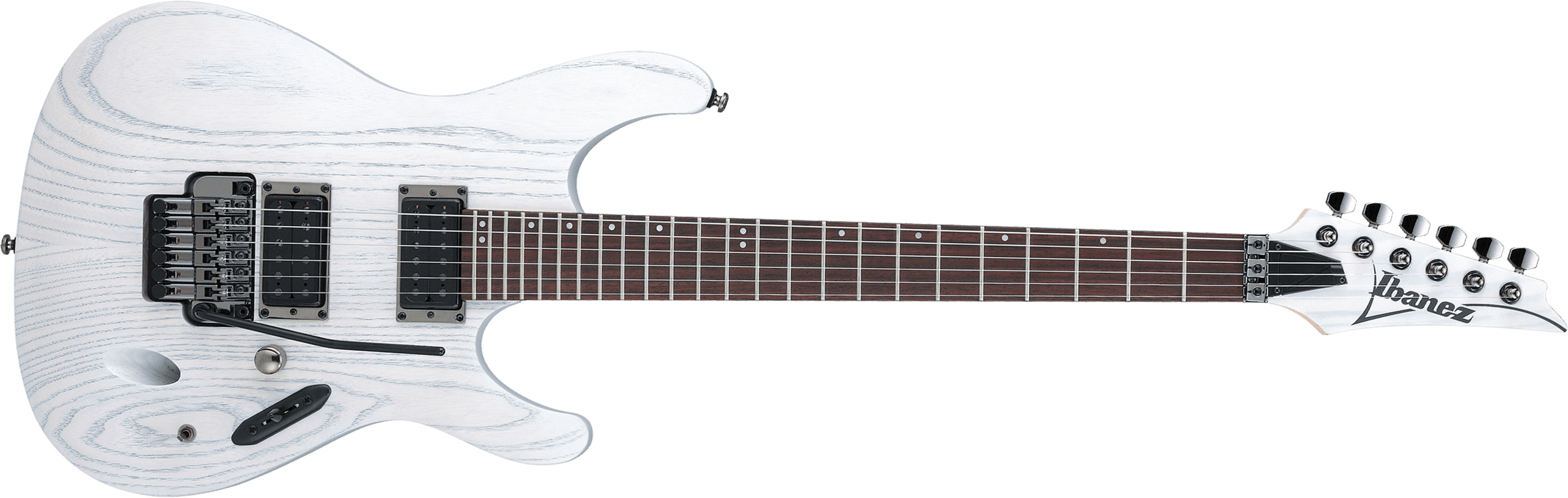 Ibanez Paul Waggoner Pwm20 Signature Hh Fr Rw - White Stain - Elektrische gitaar in Str-vorm - Main picture