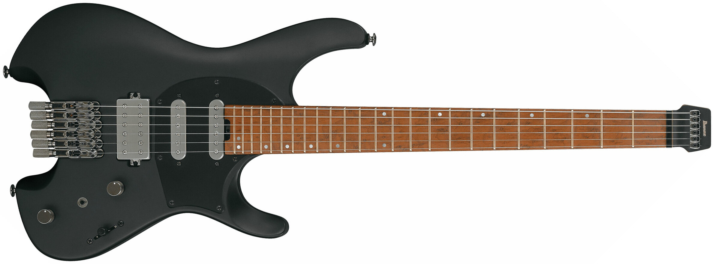 Ibanez Q54 Bkf Quest 2h Ht Mn - Black Flat - Metalen elektrische gitaar - Main picture
