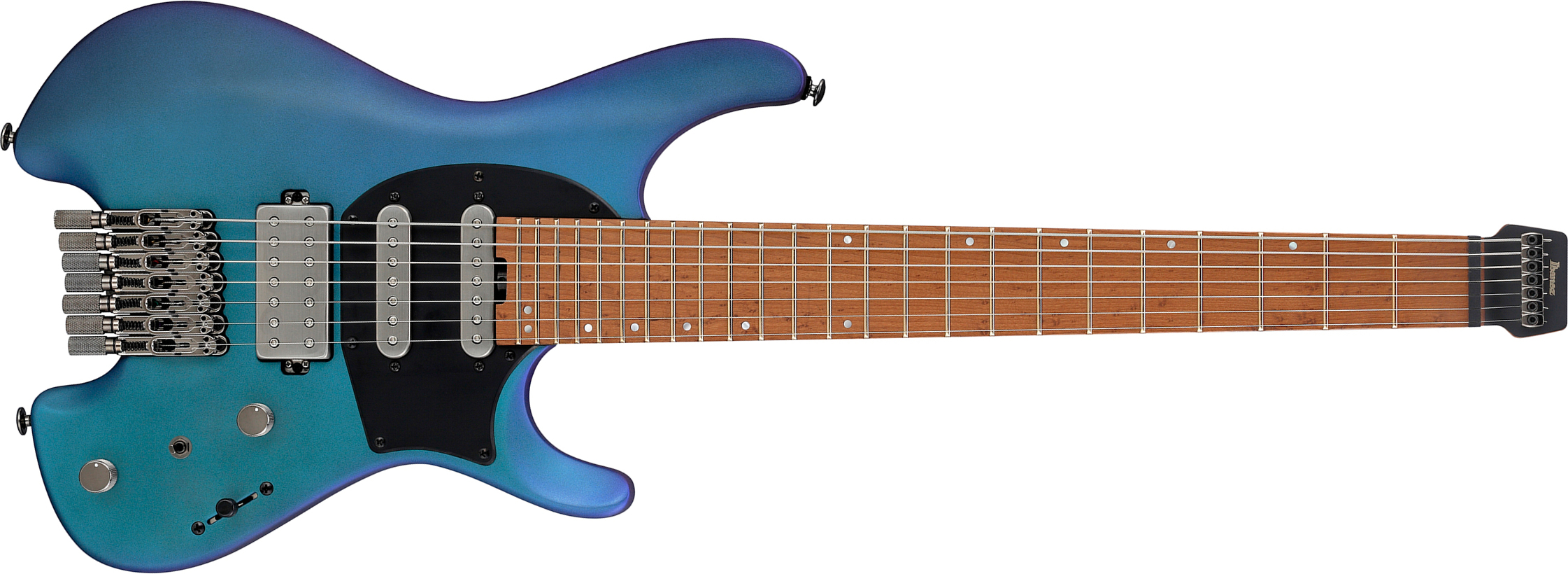 Ibanez Q547 Bmm Quest 7c Hss Ht Mn - Blue Chameleon Metallic Matte - 7-snarige elektrische gitaar - Main picture