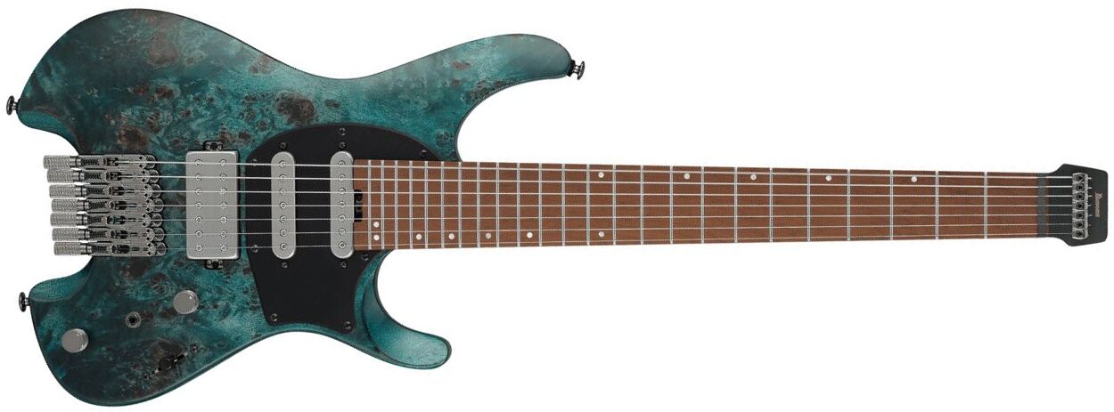 Ibanez Q547pb Col Quest Standard 7c Hss Ht Mn - Cosmic Blue Low Gloss - Elektrische reisgitaar - Main picture