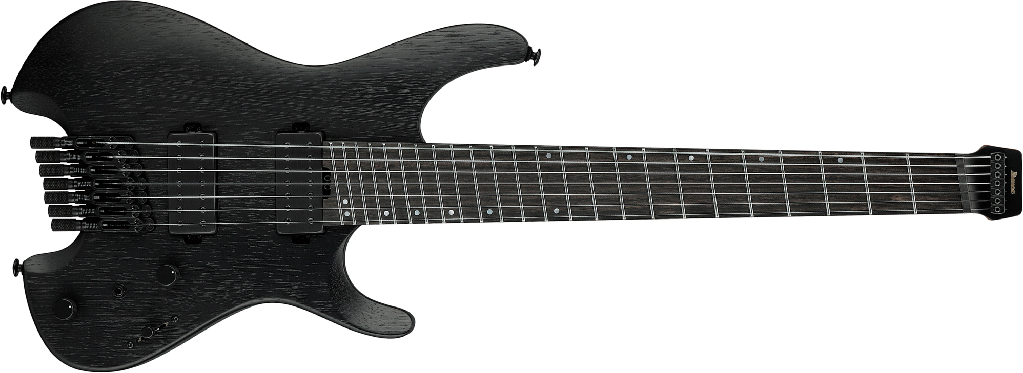 Ibanez Qx527b Wk Quest 7c 2h Ht Eb - Weathered Black - Double cut gitaar - Main picture
