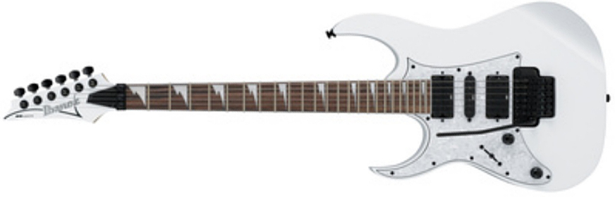 Ibanez Rg350dxzl Wh Lh Gaucher Standard Hsh Fr Jat - White - Linkshandige elektrische gitaar - Main picture