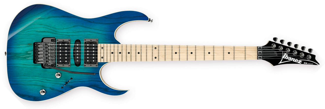 Ibanez Rg370ahmz Bmt Standard Hsh Fr Mn - Blue Moon Burst - Elektrische gitaar in Str-vorm - Main picture