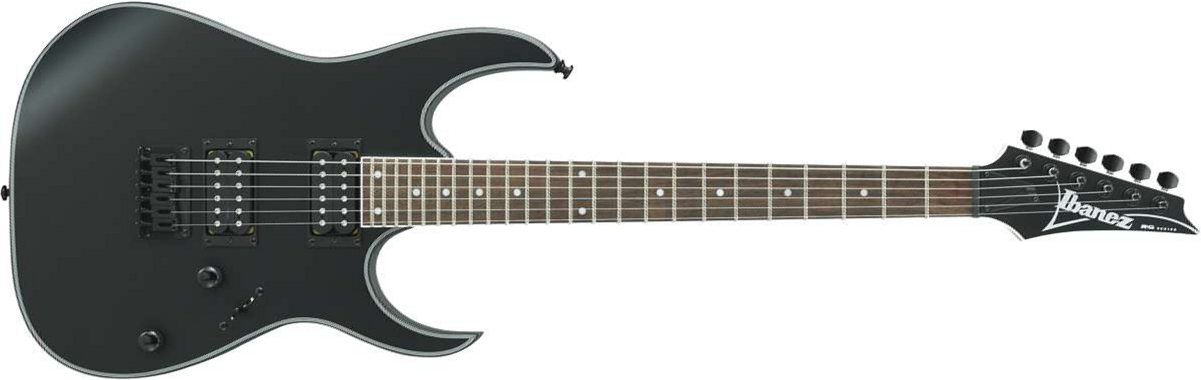 Ibanez Rg421ex Bkf Standard Hh Ht Jat - Black Flat - Elektrische gitaar in Str-vorm - Main picture