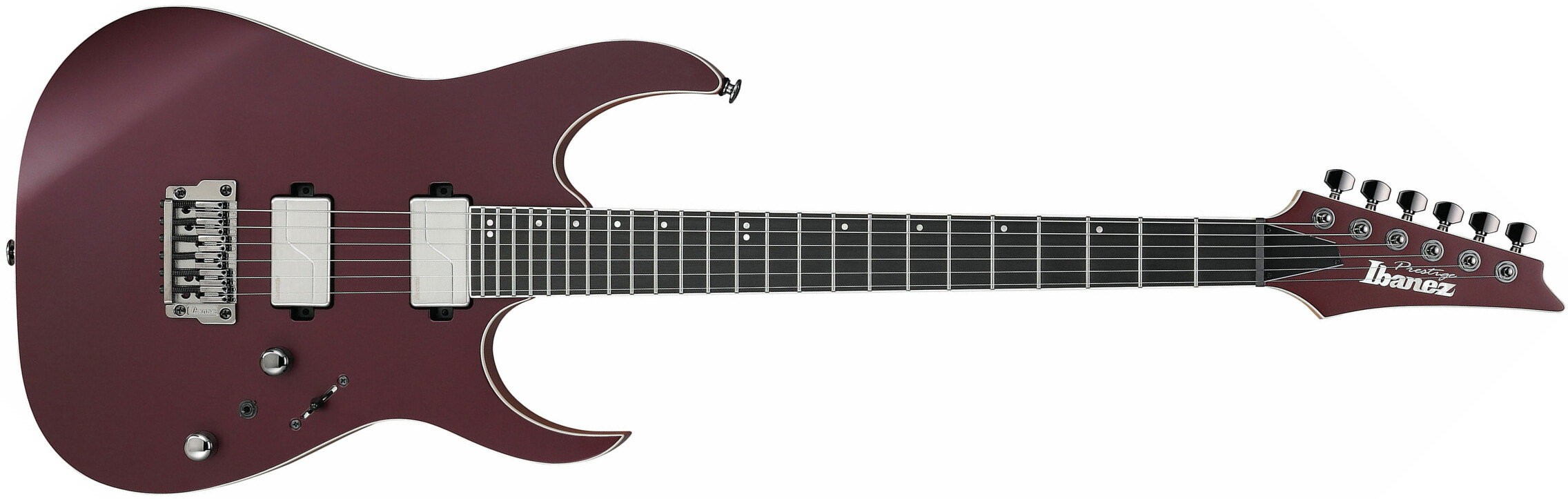 Ibanez Rg5121 Bcf Prestige Jap Hh Fishman Fluence Ht Eb - Burgundy Metallic Flat - Elektrische gitaar in Str-vorm - Main picture