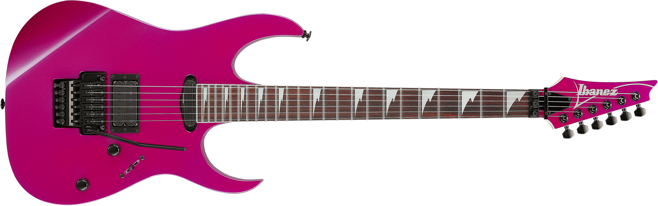 Ibanez Rg565r Pn Genesis Ltd Jap Hst Fr Rw - Purple Neon - Elektrische gitaar in Strat vorm - Main picture