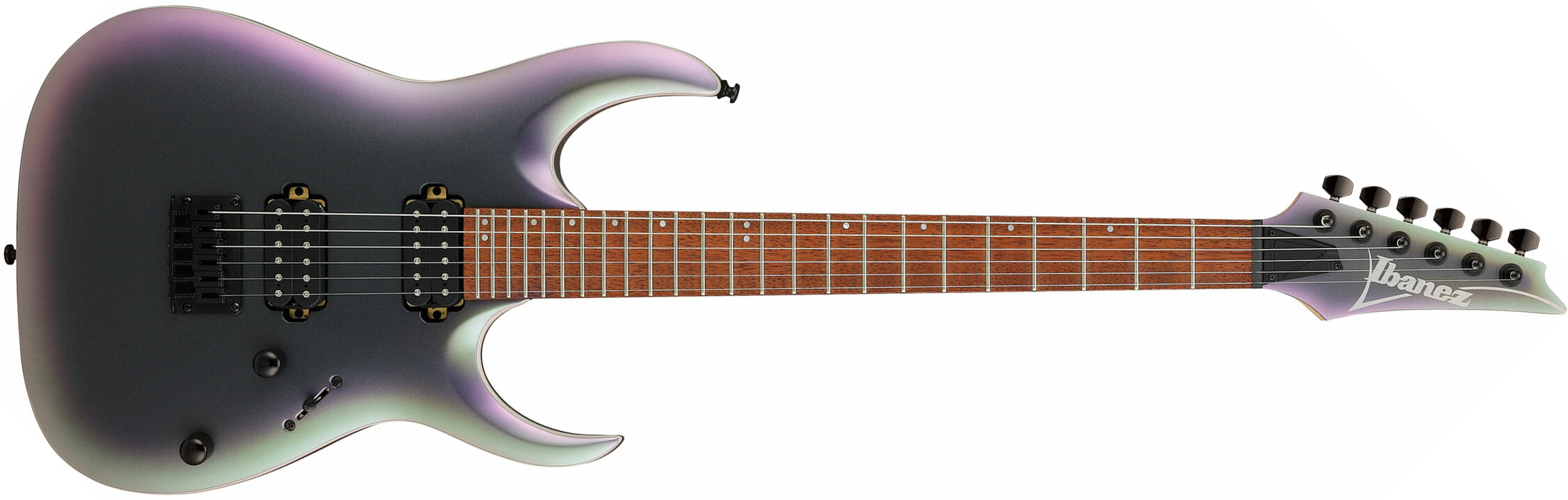 Ibanez Rga42ex Bam Standard Ht Hh Jat - Black Aurora Burst Matte - Elektrische gitaar in Str-vorm - Main picture