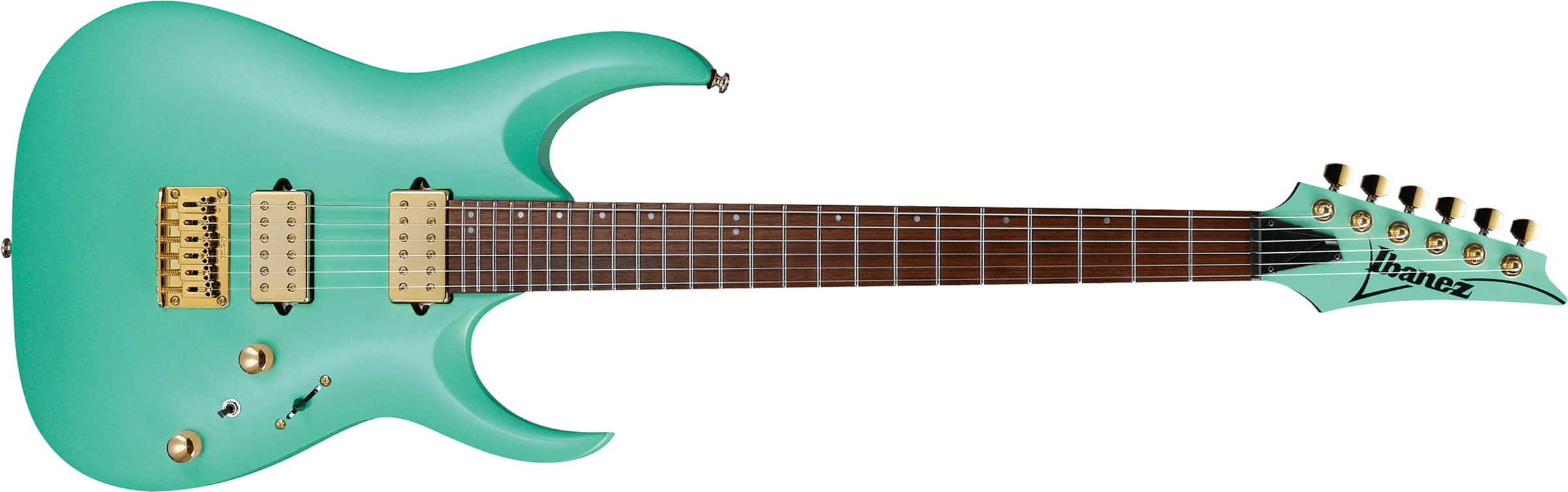 Ibanez Rga42hp Sfm Standard Hh Dimarzio Ht Jat - Sea Foam Green - Elektrische gitaar in Str-vorm - Main picture