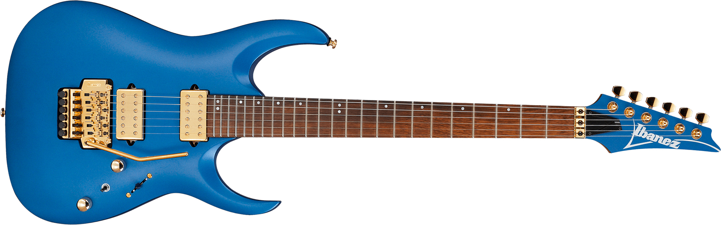 Ibanez Rga42hpt Lbm Standard  Hh Fr Jat - Laser Blue Matte - Elektrische gitaar in Str-vorm - Main picture