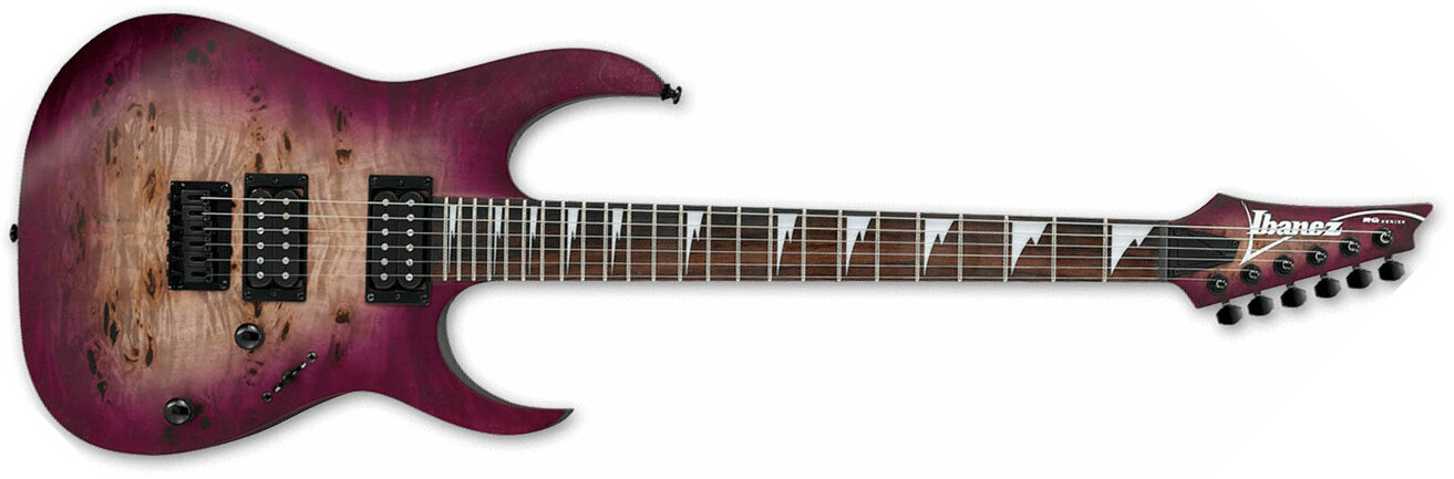 Ibanez Rgrt621dpb Tpf Hh Dimarzio Ht Jat - Transparent Purple Burst - Elektrische gitaar in Str-vorm - Main picture