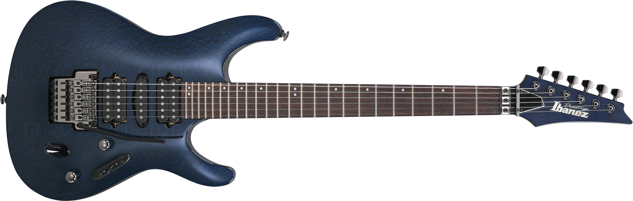 Ibanez S6670sk Dub Prestige Jap Hsh Dimarzio Fr Rw - Dark Ultramarine Blue - Elektrische gitaar in Strat vorm - Main picture