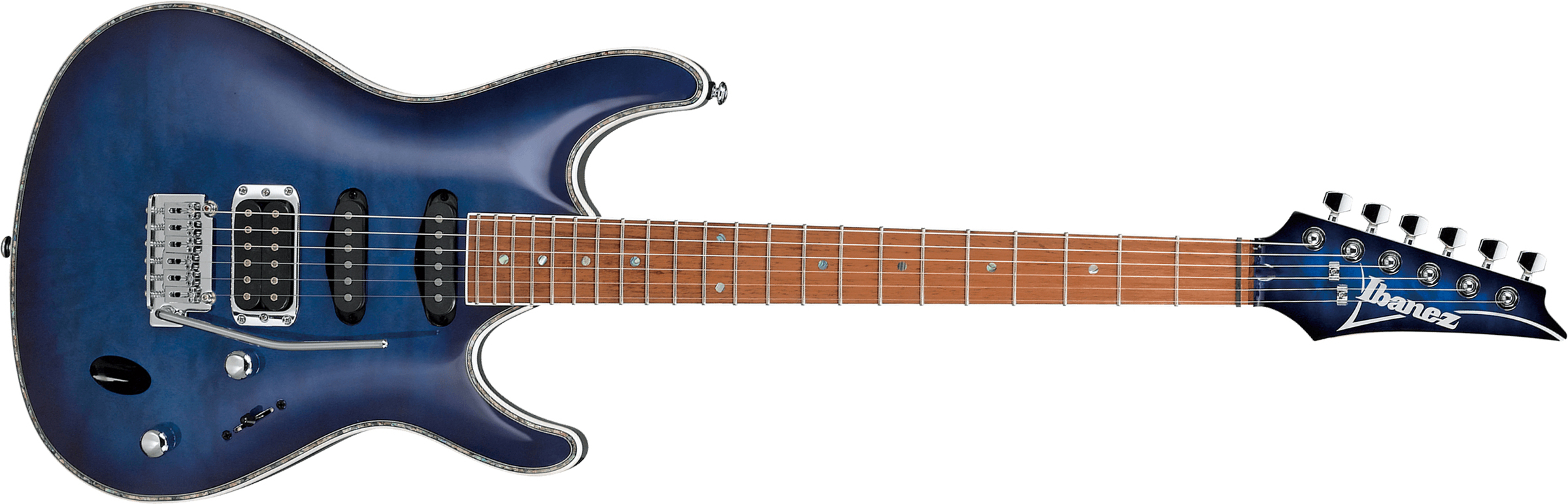 Ibanez Sa360nqm Spb Standard Hss Trem Jat - Sapphire Blue - Elektrische gitaar in Str-vorm - Main picture