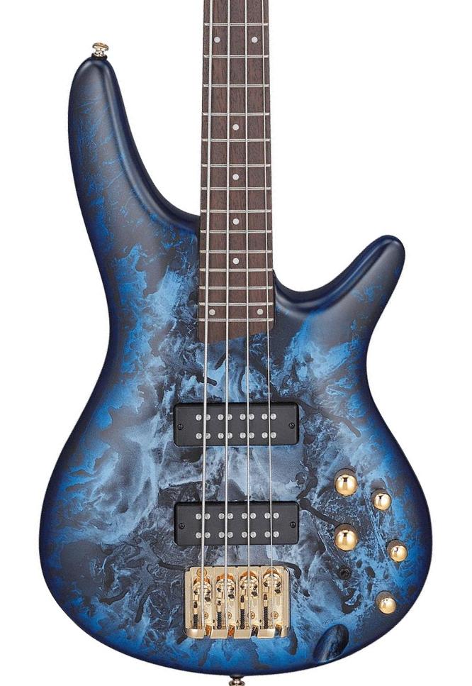 Ibanez Sr300edx Czm Standard Active Jat - Cosmic Blue Frozen Matte - Solid body elektrische bas - Main picture