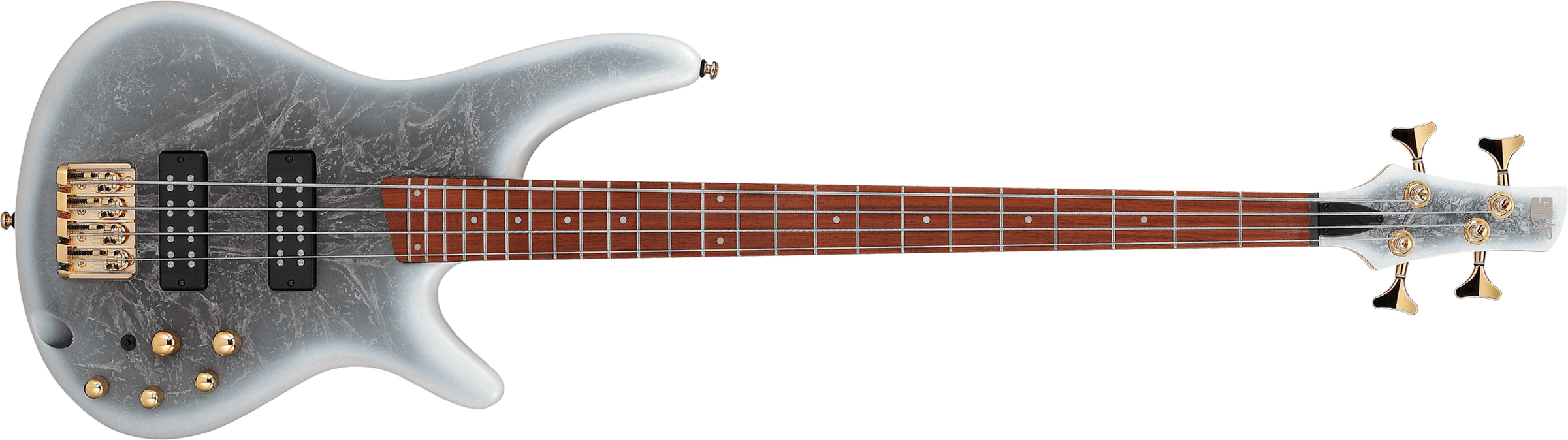 Ibanez Sr300edx Fbm Standard Ltd Active Jat - Frozen Black Glacier Matte - Solid body elektrische bas - Main picture