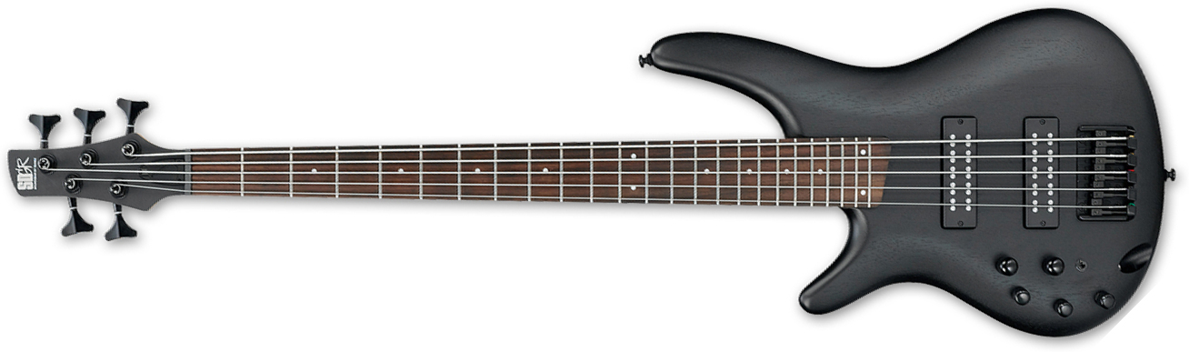 Ibanez Sr305ebl Wk Lh Gaucher Standard 5-cordes Active Jat - Weathered Black - Solid body elektrische bas - Main picture