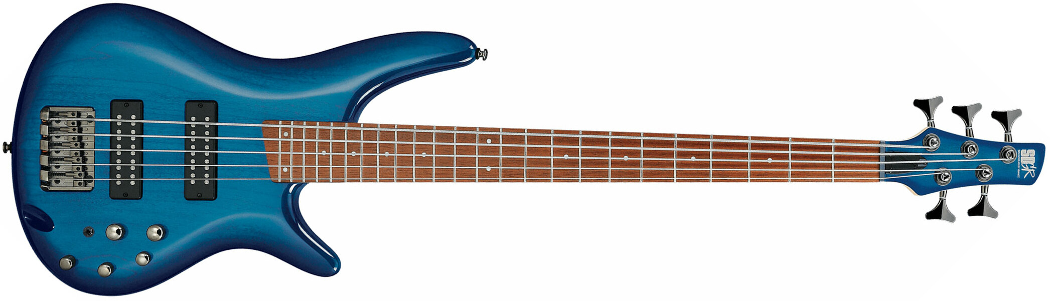 Ibanez Sr375e Spb Standard 5c Active Jat - Sapphire Blue - Solid body elektrische bas - Main picture