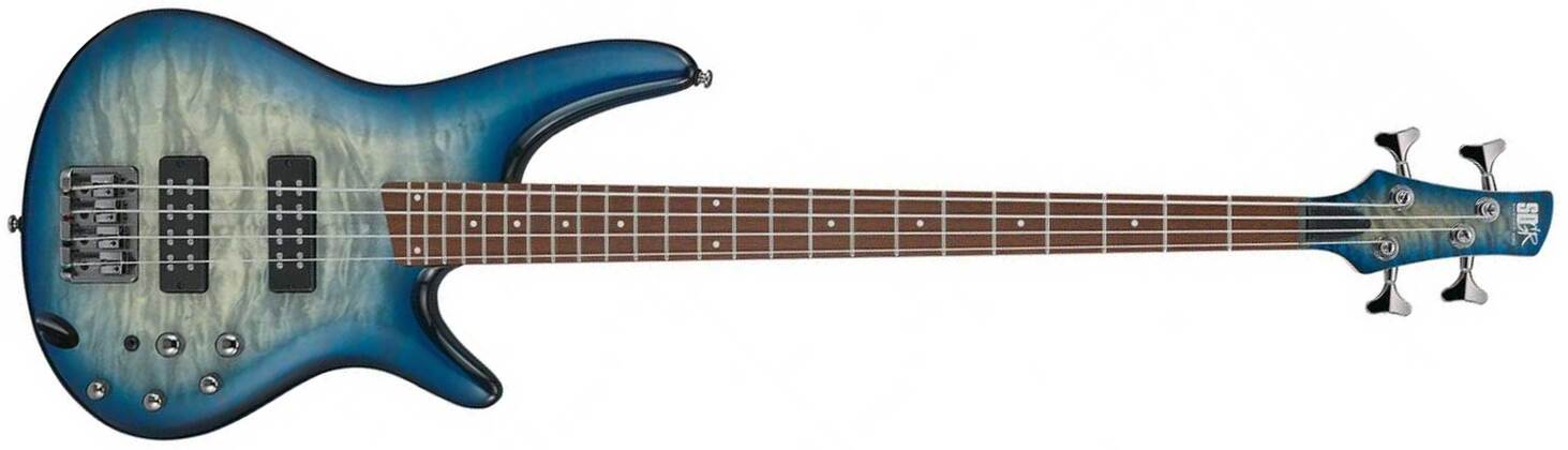 Ibanez Sr400eqm Scb Standard Active Jat - Stain Cosmic Blue Stardust - Solid body elektrische bas - Main picture