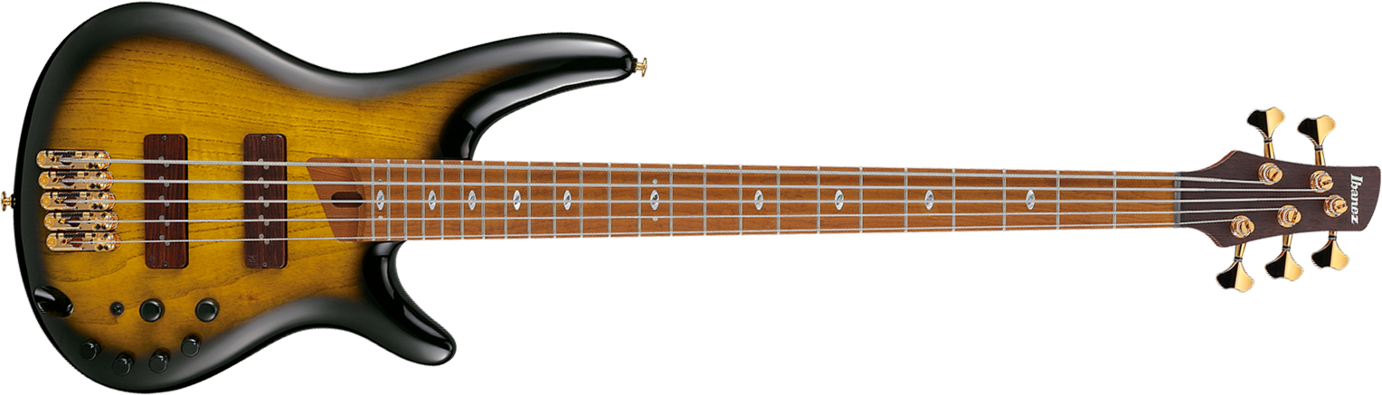 Ibanez Sr4505 Dst Prestige Jap 5c Active Mn - Desert Sunset Burst - Solid body elektrische bas - Main picture