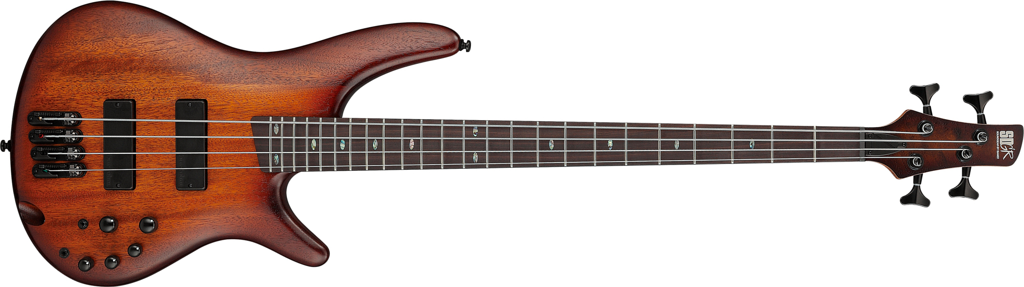 Ibanez Sr500a Mhl Standard Active Bartolini Rw - Mahogany Brown Burst Low Gloss - Solid body elektrische bas - Main picture