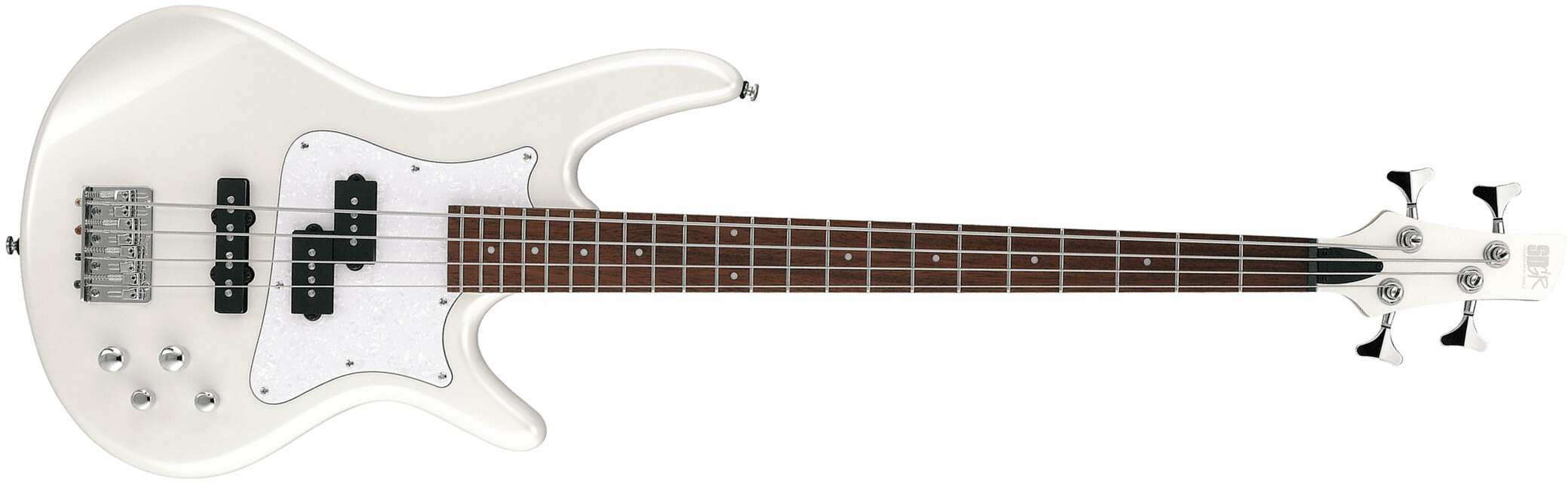 Ibanez Srmd200 Pw Sr Mezzo Active Jat - Pearl White - Short scale elektrische bas - Main picture