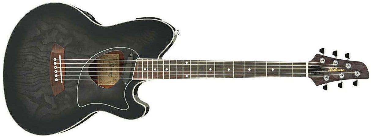 Ibanez Tcm50 Tks Talman Cw Frene Acajou - Transparent Black Sunburst - Westerngitaar & electro - Main picture