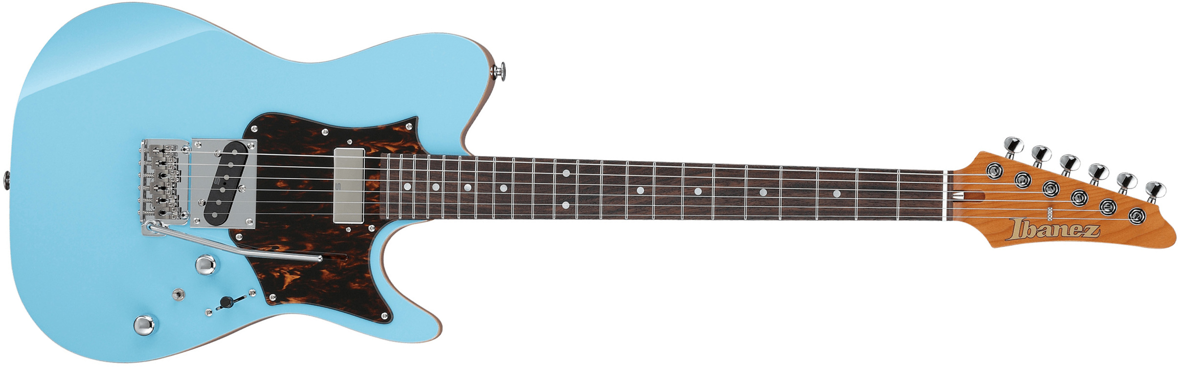 Ibanez Tom Quayle Tqms1 Ctb Jap Signature Smh Trem Rw - Celeste Blue - Televorm elektrische gitaar - Main picture