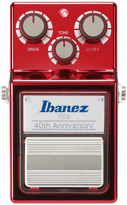 Ibanez Tube Screamer Ts940th 40th Anniversary Ltd Metallic Red - Overdrive/Distortion/fuzz effectpedaal - Main picture