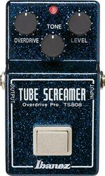 Overdrive/distortion/fuzz effectpedaal Ibanez Tube Screamer TS808 45th Anniversary