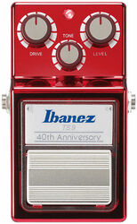 Overdrive/distortion/fuzz effectpedaal Ibanez Tube Screamer TS940TH 40th Anniversary Ltd - Metallic Red