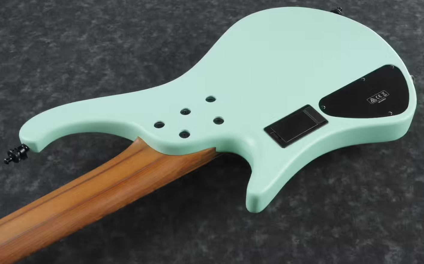 Ibanez Ehb1005msl Sfm Workshop Lh Gaucher 5c Multiscale Active Bartolini Mn - Sea Foam Green Matte - Solid body elektrische bas - Variation 3