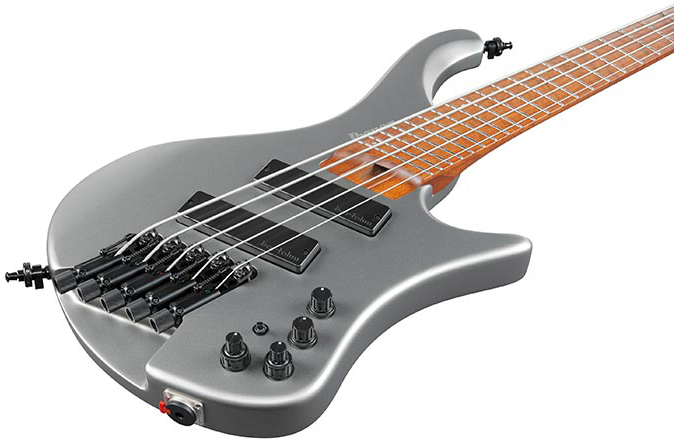 Ibanez Ehb1005sms Mgm Workshop 5c Shsc Multiscale Active Bartolini Mn - Metallic Gray Matte - Solid body elektrische bas - Variation 2