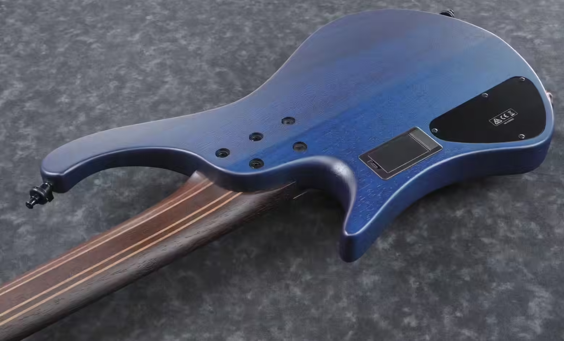 Ibanez Ehb1505ms Plf Workshop Multiscale 5c Active Pp - Pacific Blue Burst Flat - Solid body elektrische bas - Variation 2