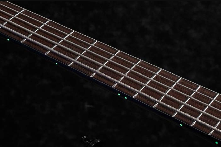 Ibanez Ehb1505ms Plf Workshop Multiscale 5c Active Pp - Pacific Blue Burst Flat - Solid body elektrische bas - Variation 5