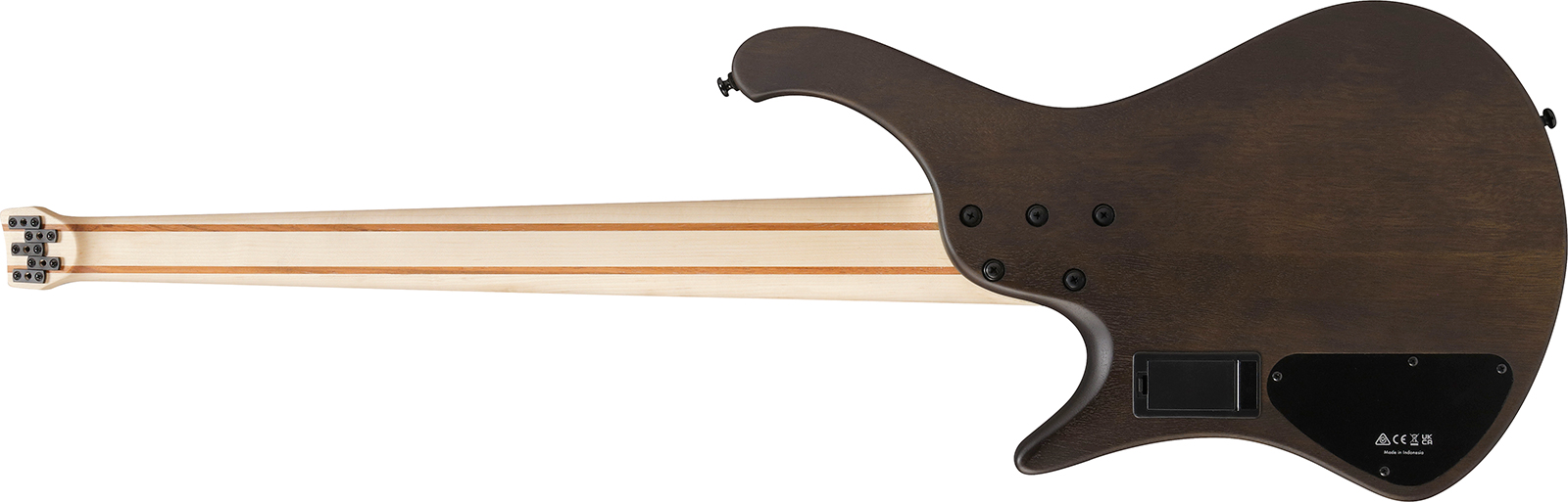 Ibanez Ehb605 Wnf Standard 5c Active Jat - Walnut Flat - Solid body elektrische bas - Variation 1