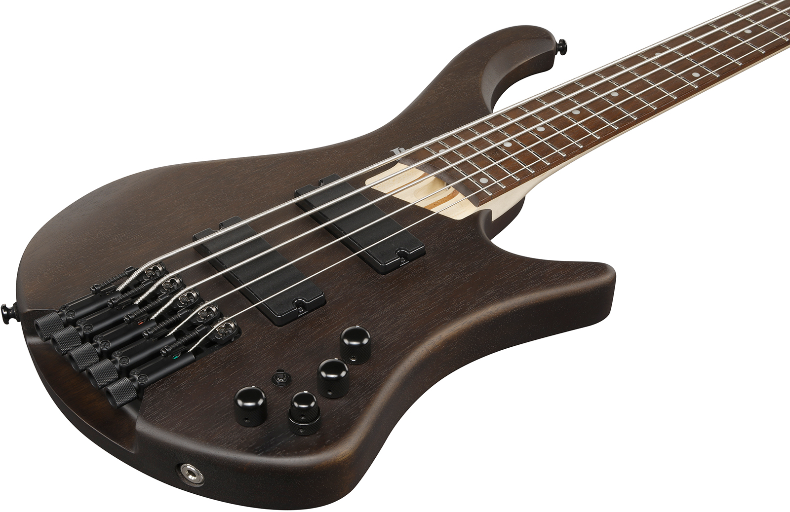 Ibanez Ehb605 Wnf Standard 5c Active Jat - Walnut Flat - Solid body elektrische bas - Variation 2