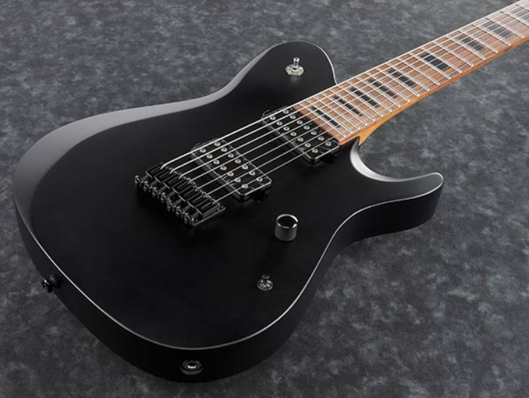 Ibanez Fr807 Bkf Standard 7c 2h Ht Pf - Black Flat - 7-snarige elektrische gitaar - Variation 1