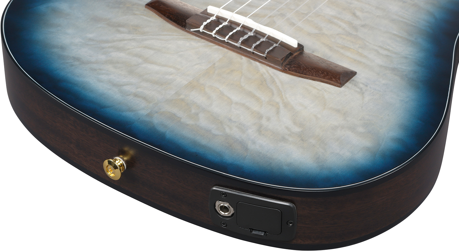 Ibanez Frh20qmn Ctl Fr Hollow Cw Erable Sapele Rw - Cosmic Blue Starburst Low Gloss - Klassieke gitaar 4/4 - Variation 4